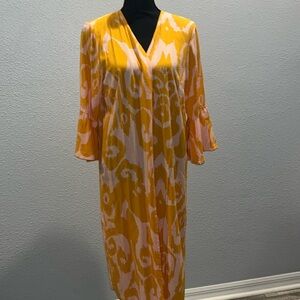 G by giuliiana beautiful orange cover-up/duster size M great beach cover up